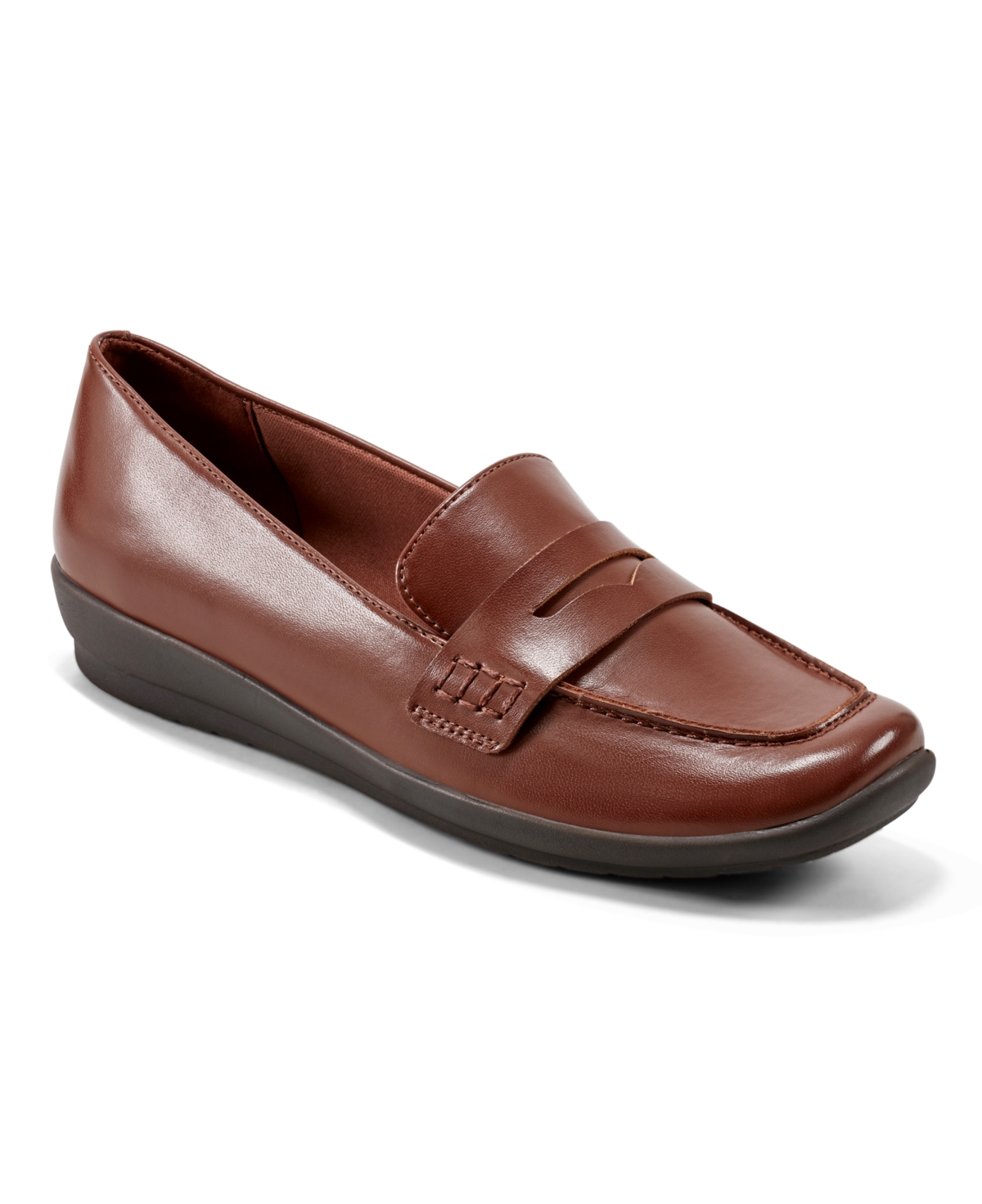 Easy Spirit Women's Aerilyn Slip-On Penny Loafers - Cognac