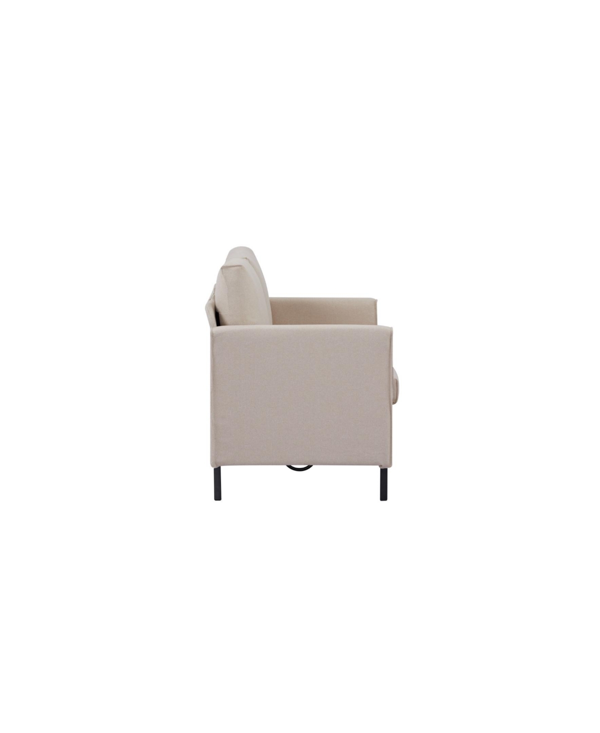 Gold Sparrow Lenox 52.5" Fabric Loveseat, Created For Macy's In Tan