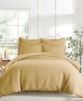 Cloud Waffle Textured 2-Pc. Duvet Cover Set, Twin/Twin XL