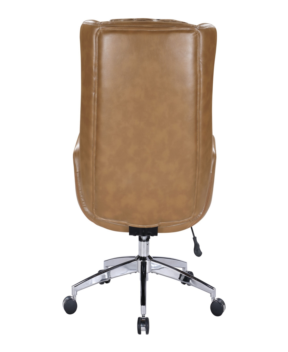 Osp Home Furnishings Office Star Blanchard Office Chair In Nutmeg Leatherette Upholstery In Nutmeg