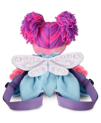 Plush Toy Karaoke Backpack with Microphone, Speaker, Songs Sound Effects, Sesame Street Abby Caddaby