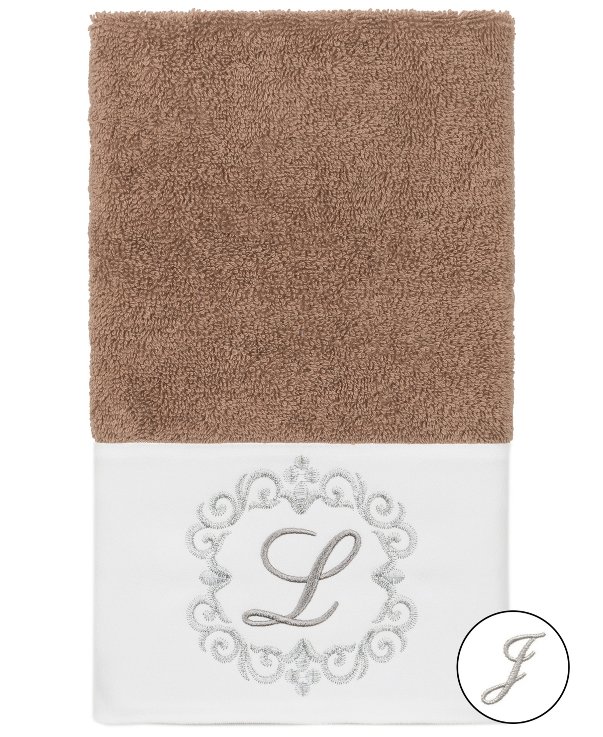 Linum Home 100% Turkish Cotton Monica 3-pc. Embellished Towel Set