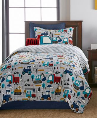 Levtex Kids Mod Trucks Reversible Quilts Sets In Multi