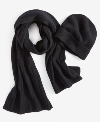 Ribbed 100% Cashmere Scarf, Created for Macy's