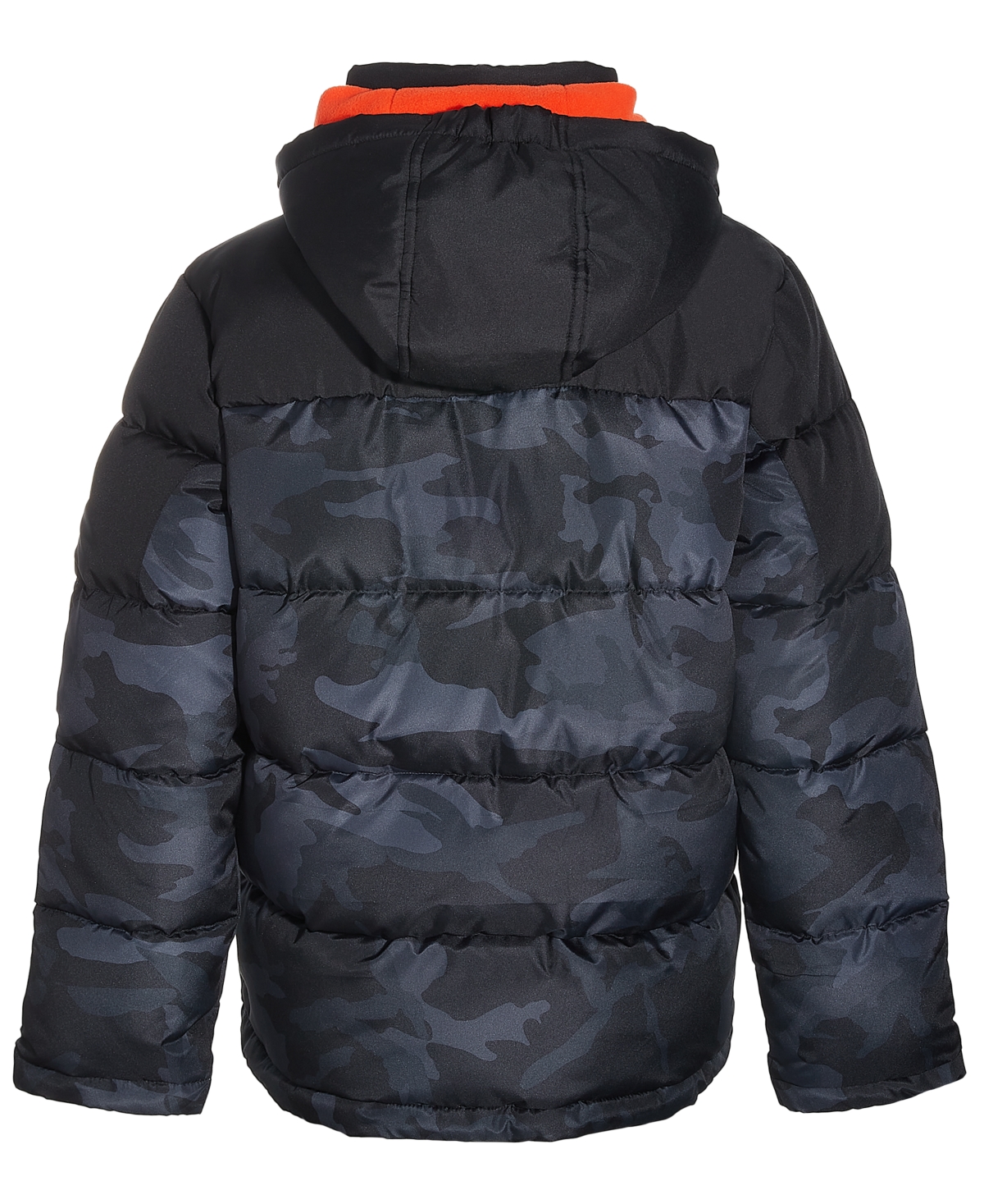 Reebok Big Boys Quilted Full-Zip Hooded Puffer Jacket