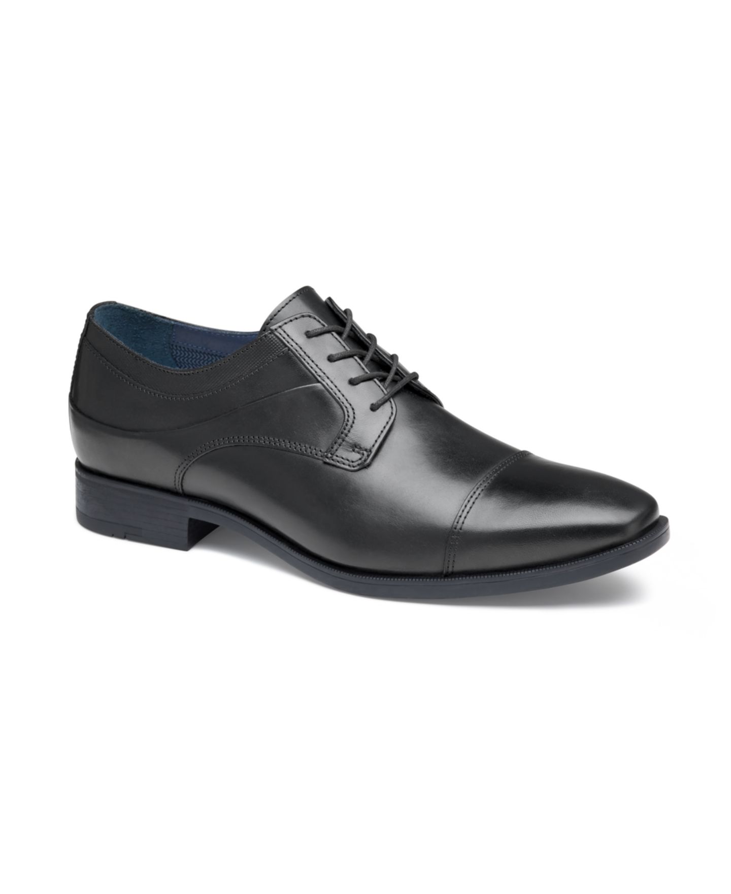 Обувь Johnston & Murphy Men's Gibbons Cap Toe Oxfords, цвет: Чёрный — фото 1