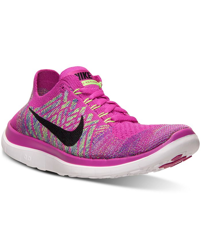 embrague Explícito Proverbio Nike Women's Free Flyknit 4.0 Running Sneakers from Finish Line - Macy's