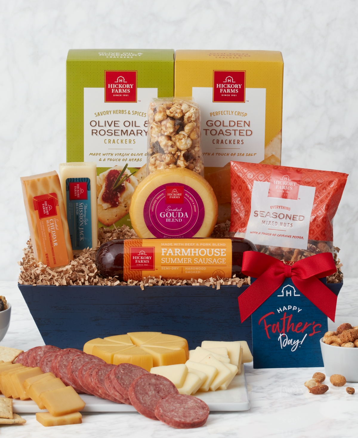 Shop Hickory Farms Father's Day Gourmet Favorites Gift Box, 8 Pieces In No Color