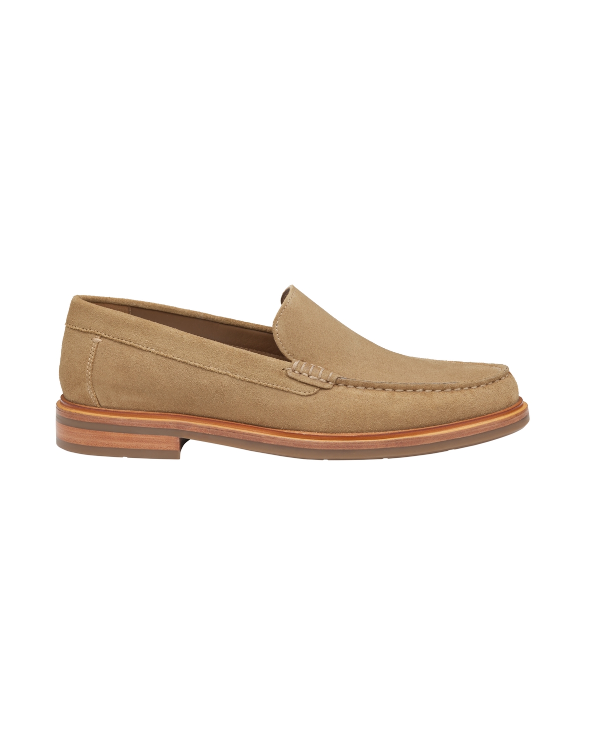 Shop Johnston & Murphy Men's Lyles Venetian Slip On Loafers In Taupe