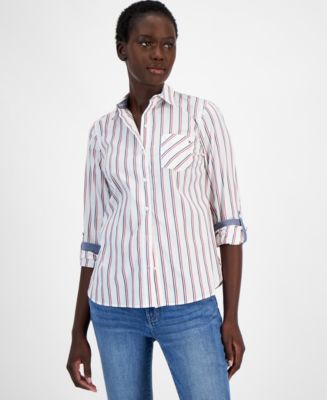 macy's tommy hilfiger women's shirts