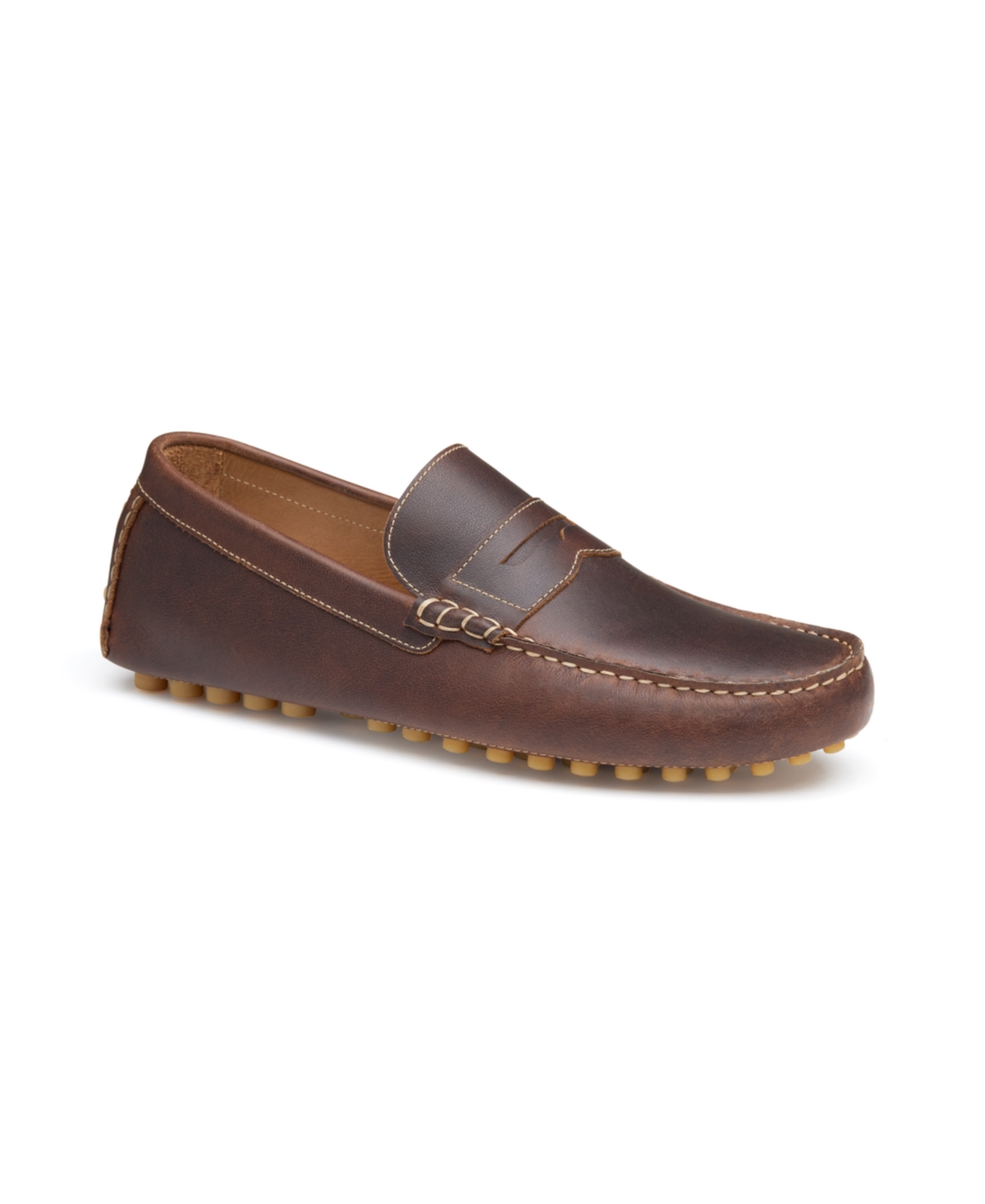 Shop Johnston & Murphy Men's Athens Penny Loafers In Brown