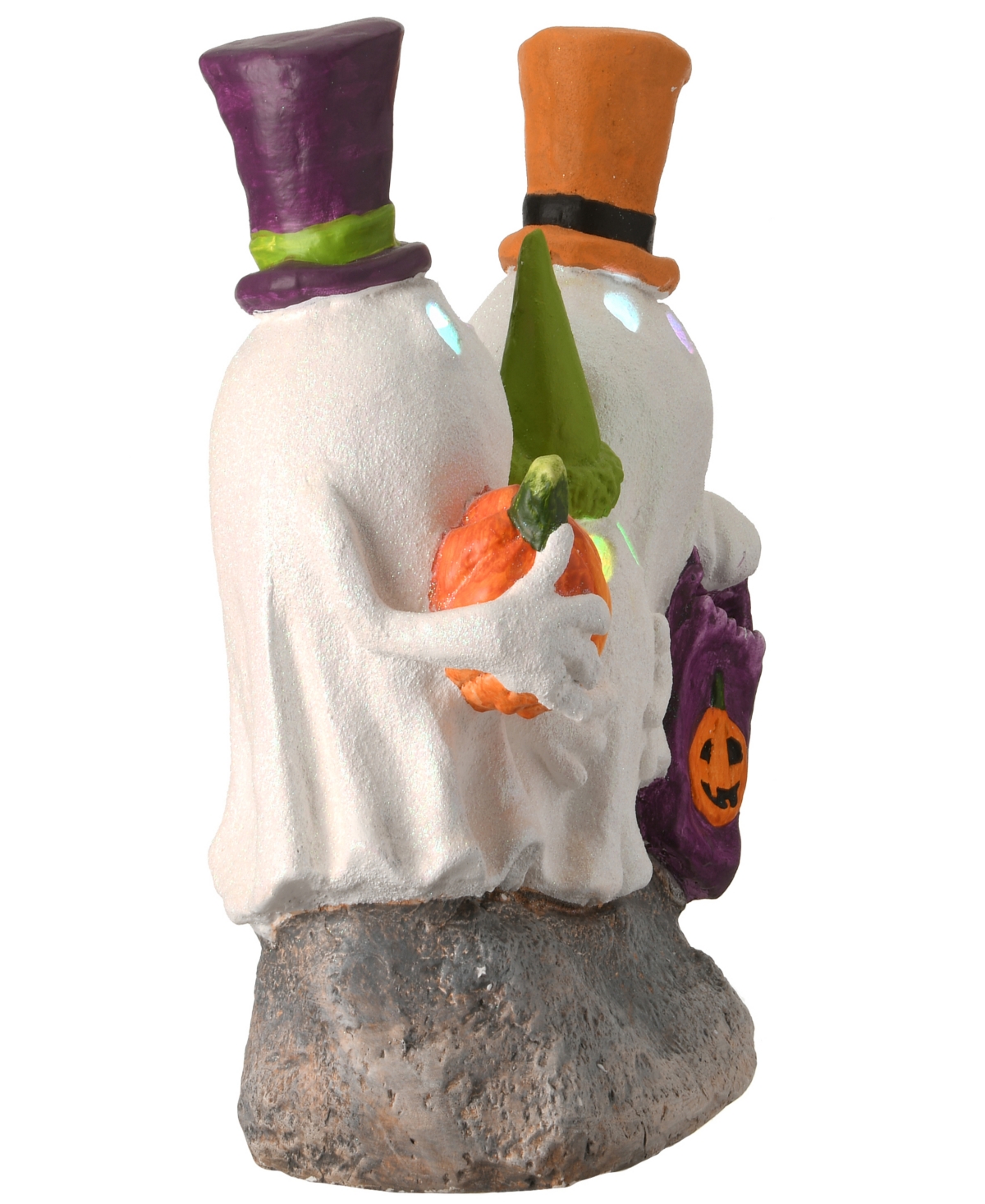 National Tree Company 15" Trick Or Treating Ghosts Decoration, Led Lights, Halloween Collection In White