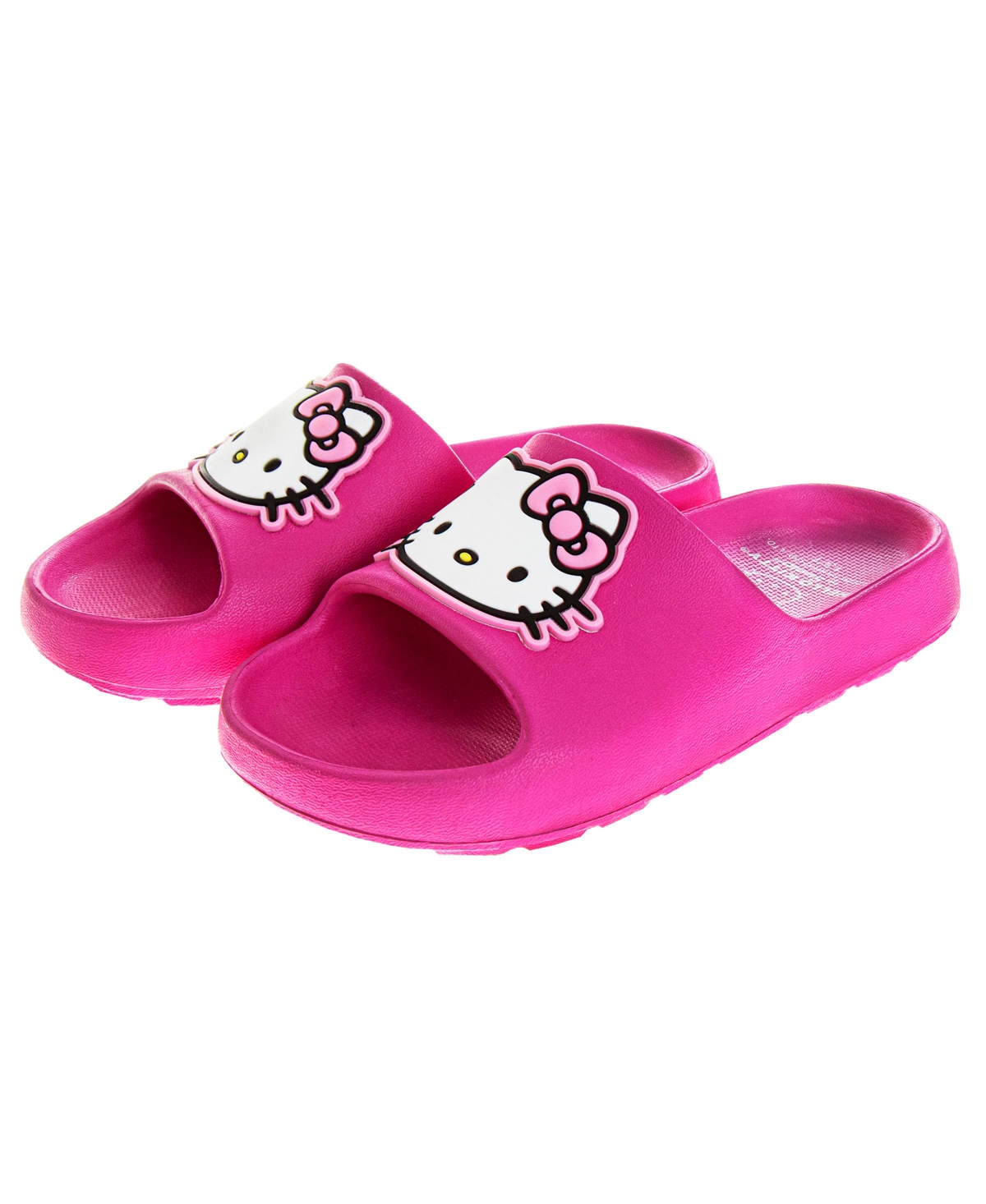 Hello Kitty Big Girls Dual-sizes Slides In Fuchsia