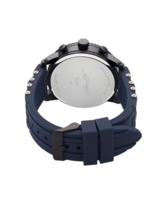 Men's Navy Silicone Strap Watch 48mm