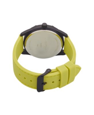 Women's Quartz Neon Lime Silicone Strap Watch 40mm
