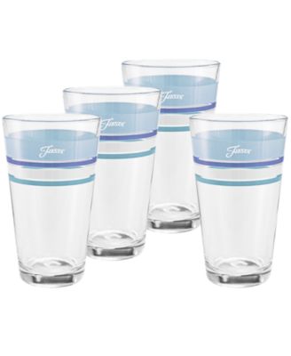 Fiesta Tropical Stripes 16-Ounce Tapered Cooler Glass, Set Of 4 | The Shops At Willow Bend