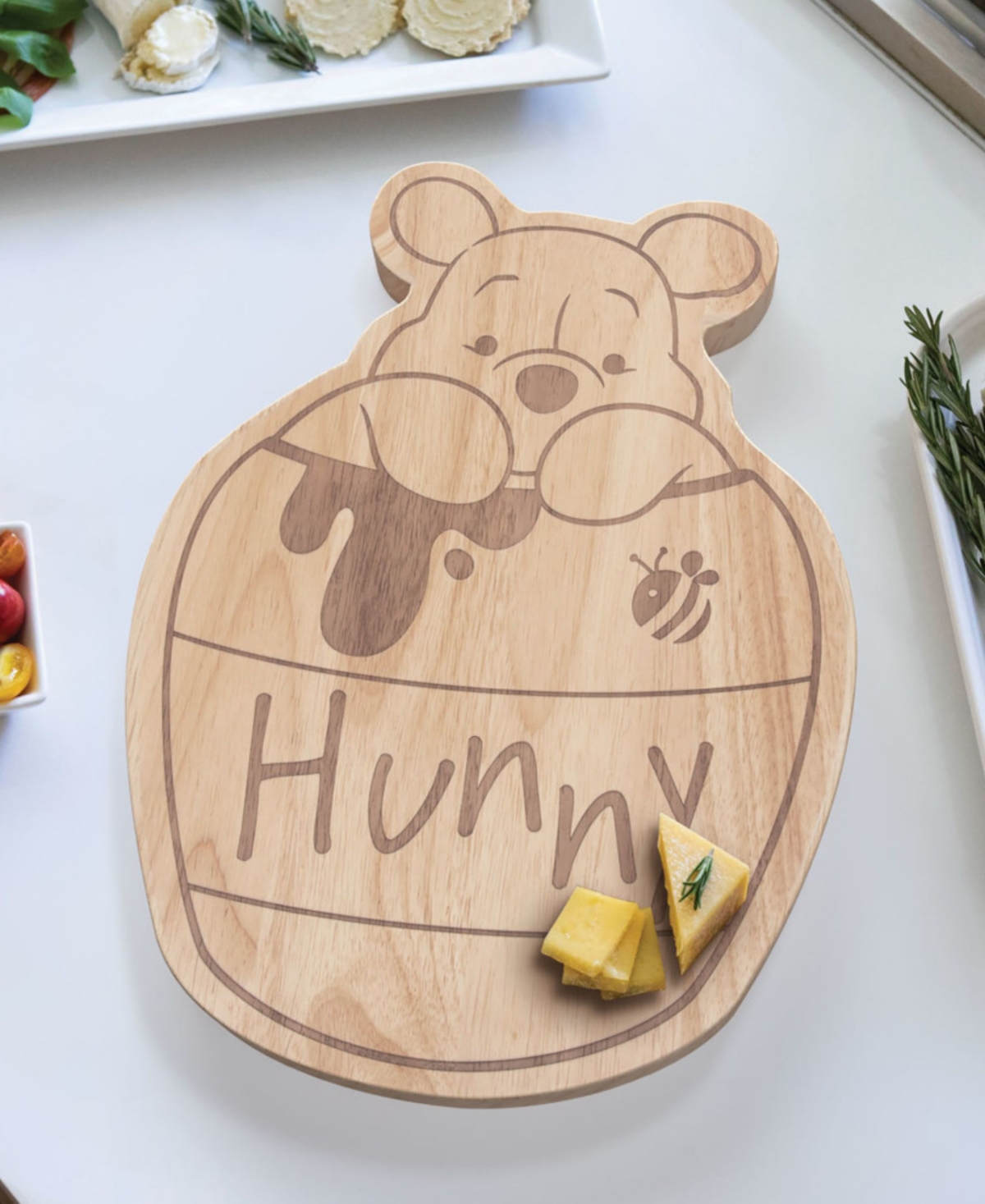 Toscana Disney Winnie The Pooh 16" Serving Board In Brown