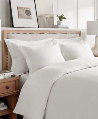 Sateen Textured 3-Pc. Duvet Cover Set, Full/Queen