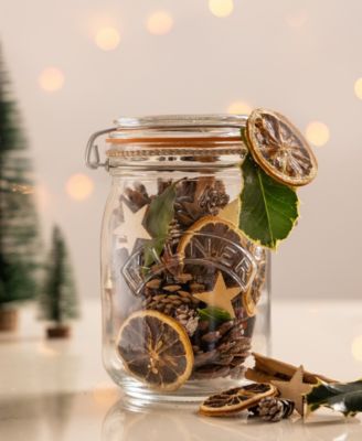Set of 3 Round Clip Top Jars