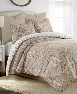 Kasey Reversible 3-Pc. Duvet Cover Set, Full/Queen
