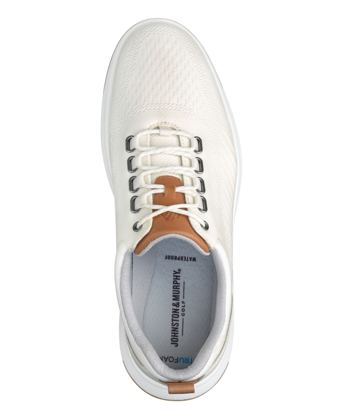Johnston & Murphy Amherst Gl1 Sport Hybrid Waterproof Golf Sneaker In White