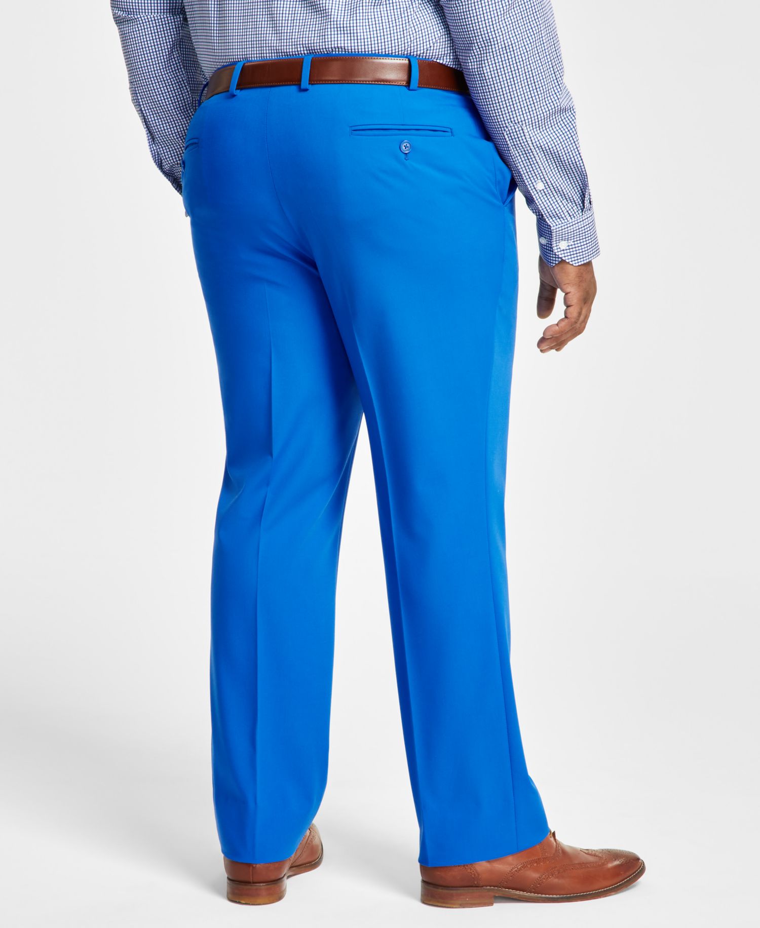 Men's Classic-Fit Solid Suit Separate Pant - Macy's