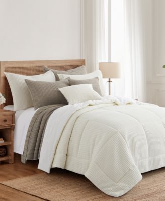 Mills Waffle Textured 2-Pc. Comforter Set, Twin/Twin XL