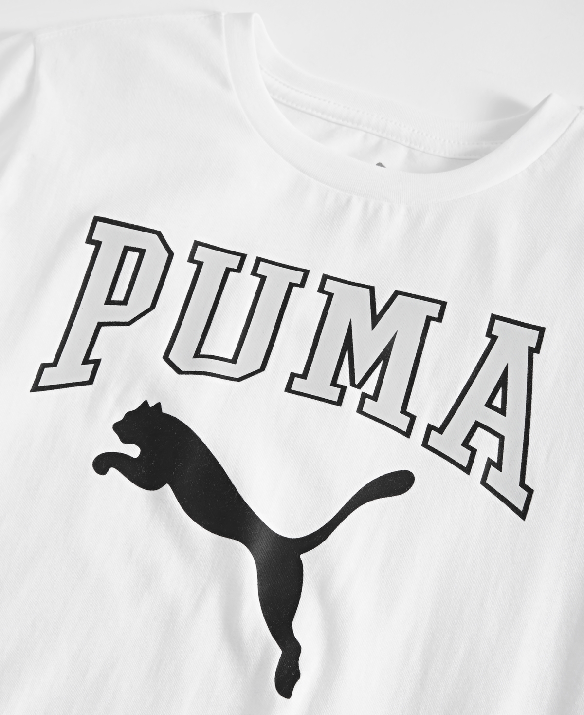 Puma Big Boys Squad Pack Logo Graphic T-Shirt