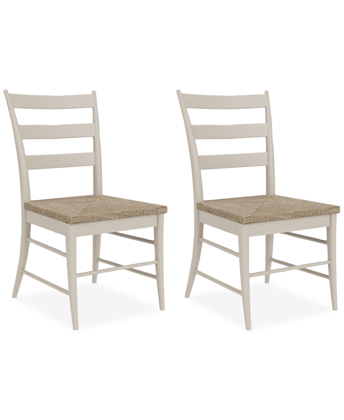 MACY'S CLOSEOUT! LAGUNA 2PC RUSH SEAT CHAIR SET 