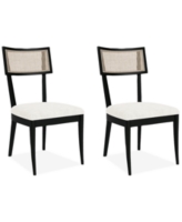 Closeout! Laguna 2pc Cane Back Chair Set