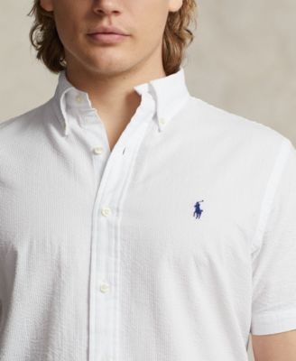 Men's RL Prepster Classic-Fit Seersucker Shirt