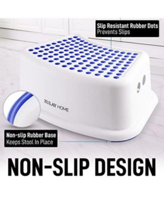 Kids Step Stools for Bathroom Sink with Anti-Slip Surface and Base