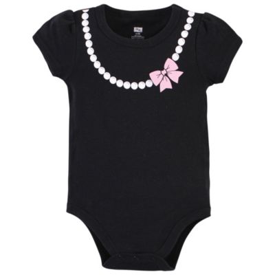 Hudson Baby Essential Three-Piece Set of Cotton Bodysuits