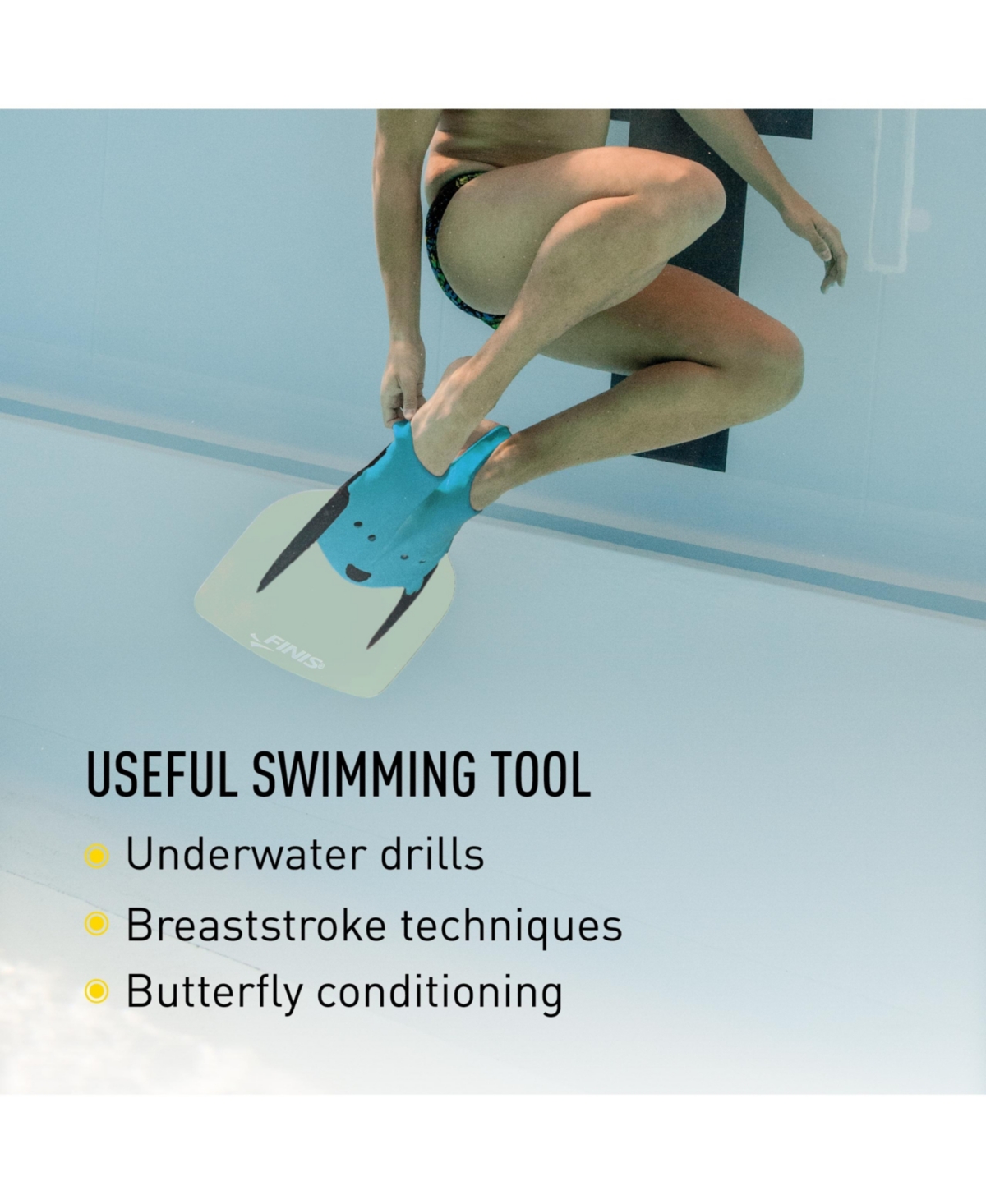 Finis Shooter - Fiberglass Monofin to Improve Form and Strength - Mermaid-Style Swimming Fin for Men and Women - Adult Swim Flipper for Swimming and P