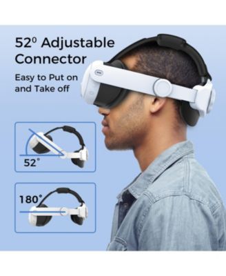Meta Quest 3 Head Strap- Enhanced Comfort fit - Adjustable/Lightweight
