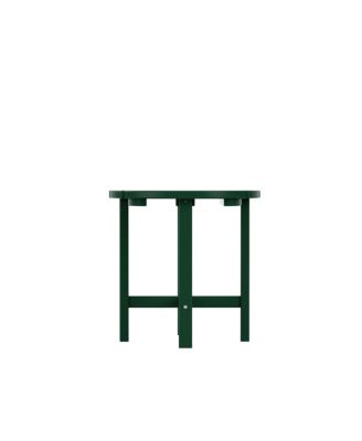 3 Piece Outdoor Porch Rocking Chairs with Round Side Table Set