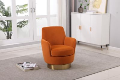 Velvet Swivel Accent Chair