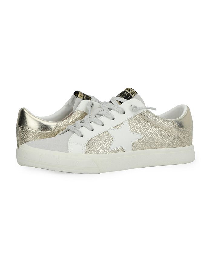 VINTAGE HAVANA Women's Dennise Sneaker – Fashion Sneakers With Star Emblem, Casual Comfort Shoes