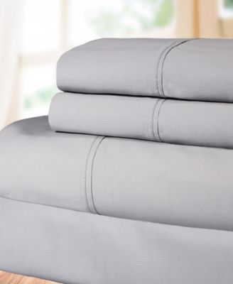 300-Thread Count Crisp Cotton Percale Deep Pocket 4-Pc. Sheet Set, Full
