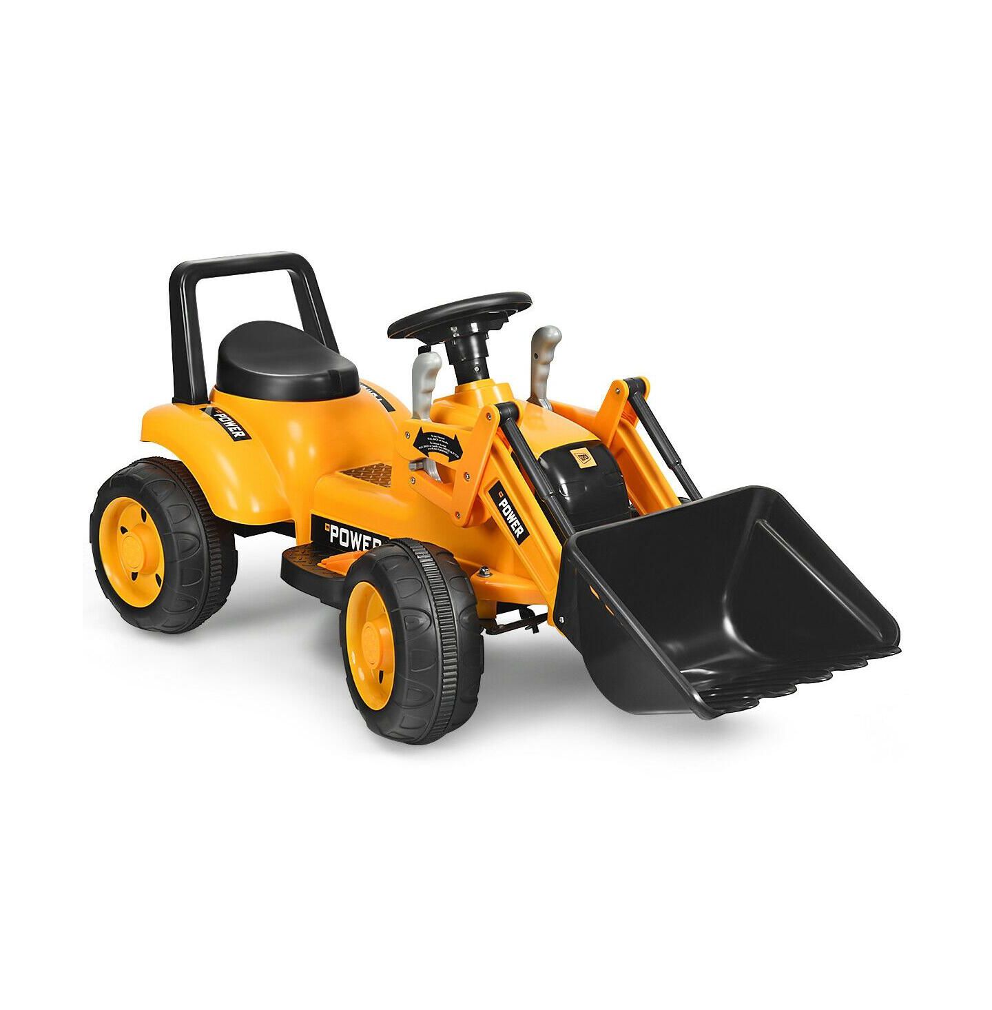 Детская игрушка SUGIFT Ride On Excavator Digger, 47.5" x 21.5" x 21.5", 6V Battery Powered Tractor, Ages 3+ — фото 1