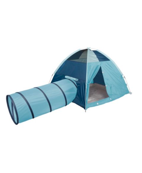 Детский игровой набор Pacific Play Tents Tent + Tunnel Combo 2-Piece Playset, 58" x 58" x 46", Ages 2+, цвет: Синий