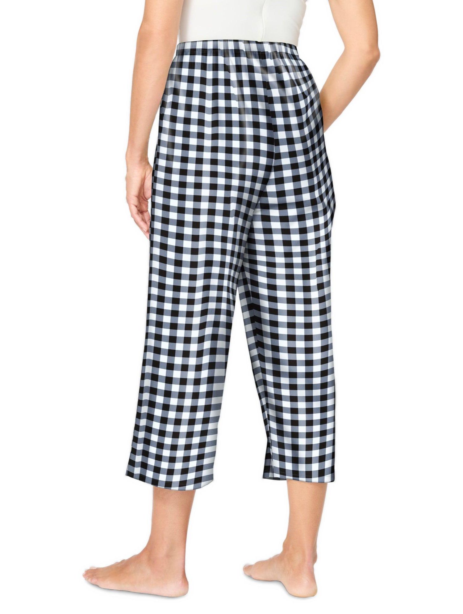 Plus Size Dreams and Co. Woven Sleep Capri Pant