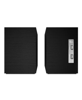 THE-NINES-WALNUT 240W Powered Speaker Pair with 8" Woofer (2023)