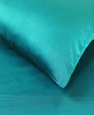400-TC Egyptian Cotton Solid Deep Pocket Sheet Set, King