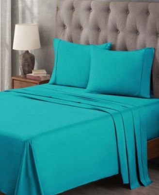 400-TC Egyptian Cotton Solid Deep Pocket Sheet Set, Split King