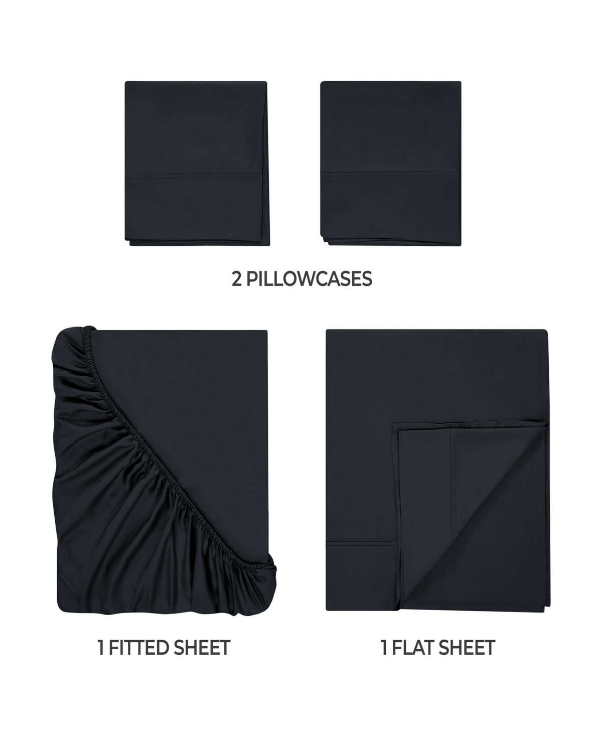 Superior Modal From Beechwood 300 Thread Count Lightweight Cooling Solid Deep Pocket Bed Sheet Set,