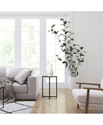 Fairdale End Table With Round Cross Brace Frame