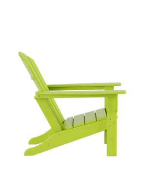 All-Weather Contoured Outdoor Poly Adirondack Chair (Set of 2)