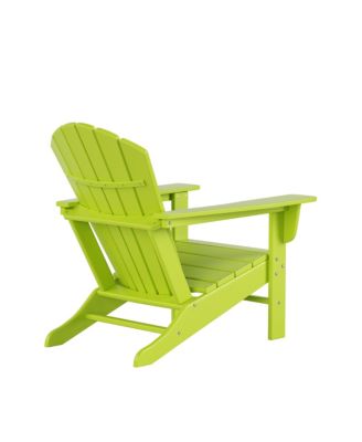All-Weather Contoured Outdoor Poly Adirondack Chair (Set of 2)