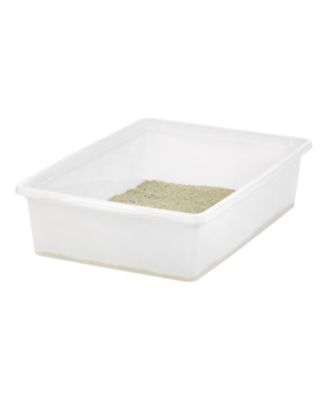USA Large Open Top Cat Litter Tray, Sturdy Comfortable Easy to Clean